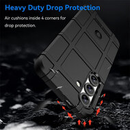 Samsung Galaxy S25 Plus (S25+) Hoesje - Mobydefend Rugged Shield TPU Backcover - Blauw