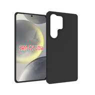 Samsung Galaxy S25 Ultra Hoesje - MobyDefend TPU Backcover - Mat Zwart