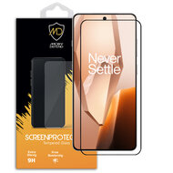 OnePlus 13R Screenprotector - MobyDefend Screensaver Met Zwarte Randen - Gehard Glas 