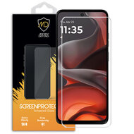 Motorola Moto G15 Screenprotector - MobyDefend Case-Friendly Screensaver - Gehard Glas