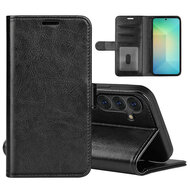 Samsung Galaxy S25 Hoesje - MobyDefend Wallet Book Case (Sluiting Achterkant) - Zwart