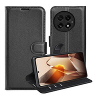 OnePlus 13 Hoesje - MobyDefend Kunstleren Wallet Book Case (Sluiting Voorkant) - Zwart