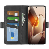OnePlus 13 Hoesje - MobyDefend Luxe Wallet Book Case (Sluiting Zijkant) - Zwart