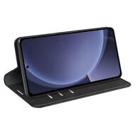 Samsung Galaxy S25 Plus (S25+) Hoesje - MobyDefend Luxe Wallet Bookcase (Magnetische Sluiting) - Zwart