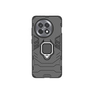 OnePlus 13R Hoesje - MobyDefend Dubbelgelaagde Pantsercase Met Standaard - Zwart
