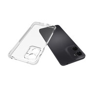 Motorola Moto E15 / G05 Hoesje - MobyDefend Transparante Shockproof TPU Backcover - Verstevigde Hoeken - Volledig Doorzichtig