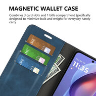 Motorola Moto E15 / G05 Hoesje - MobyDefend Luxe Wallet Bookcase (Magnetische Sluiting) - Rood