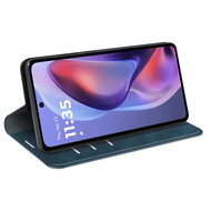 Motorola Moto E15 / G05 Hoesje - MobyDefend Luxe Wallet Bookcase (Magnetische Sluiting) - Blauw