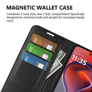 Motorola Moto G15 / G15 Power Hoesje - MobyDefend Kunstleren Wallet Book Case (Sluiting Voorkant) - Rood