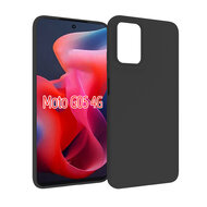 Motorola Moto E15 / G05 Hoesje - MobyDefend TPU Backcover - Mat Zwart