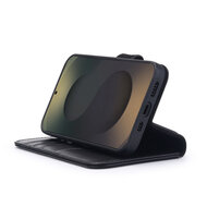 Samsung Galaxy S25 Ultra Hoesje - Luxe MobyDefend Wallet Bookcase - Zwart