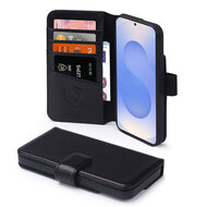 Samsung Galaxy S25 Plus (S25+) Hoesje - Luxe MobyDefend Wallet Bookcase - Zwart