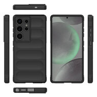 Samsung Galaxy S25 Ultra Hoesje - MobyDefend TPU Gripcase - Paars