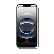 iPhone 16e Screenprotector - MobyDefend Screensaver Met Zwarte Randen - Gehard Glas 