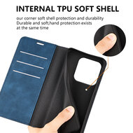 Xiaomi Redmi Note 14 5G Hoesje - MobyDefend Luxe Wallet Bookcase (Magnetische Sluiting) - Zwart