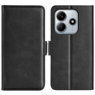 Xiaomi Redmi Note 14 5G Hoesje - MobyDefend Luxe Wallet Book Case (Sluiting Zijkant) - Zwart