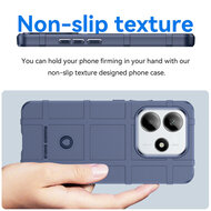 Xiaomi Redmi Note 14 5G Hoesje - Mobydefend Rugged Shield TPU Backcover - Blauw