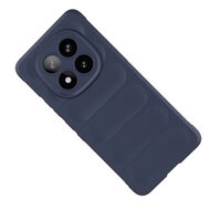 Xiaomi Redmi Note 14 Pro Plus Hoesje - MobyDefend TPU Gripcase - Paars