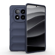 Xiaomi Redmi Note 14 Pro Plus Hoesje - MobyDefend TPU Gripcase - Blauw