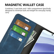 Xiaomi Redmi Note 14 Pro 5G Hoesje - MobyDefend Luxe Wallet Bookcase (Magnetische Sluiting) - Zwart