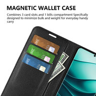 Xiaomi Redmi Note 14 Pro Plus Hoesje - MobyDefend Kunstleren Wallet Book Case (Sluiting Voorkant) - Rood