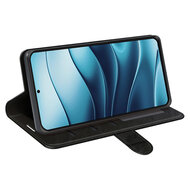 Xiaomi Redmi Note 14 Pro 5G Hoesje - MobyDefend Wallet Book Case (Sluiting Achterkant) - Zwart