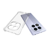 Xiaomi Redmi Note 14 Pro 4G Hoesje - MobyDefend Transparante Shockproof TPU Backcover - Verstevigde Hoeken - Volledig Doorzichtig