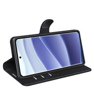 Xiaomi Redmi Note 14 Pro 5G Hoesje - MobyDefend Kunstleren Wallet Book Case (Sluiting Voorkant) - Zwart