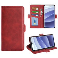 Xiaomi Redmi Note 14 Pro 5G Hoesje - MobyDefend Luxe Wallet Book Case (Sluiting Zijkant) - Rood