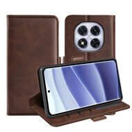 Xiaomi Redmi Note 14 Pro 5G Hoesje - MobyDefend Luxe Wallet Book Case (Sluiting Zijkant) - Bruin