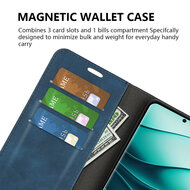 Xiaomi Redmi Note 14 Pro Plus Hoesje - MobyDefend Luxe Wallet Bookcase (Magnetische Sluiting) - Roze