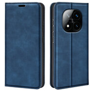 Xiaomi Redmi Note 14 Pro Plus Hoesje - MobyDefend Luxe Wallet Bookcase (Magnetische Sluiting) - Blauw