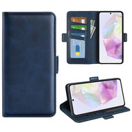Samsung Galaxy A36 / Galaxy A56 Hoesje - MobyDefend Luxe Wallet Book Case (Sluiting Zijkant) - Blauw
