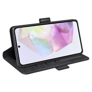 Samsung Galaxy A36 / Galaxy A56 Hoesje - MobyDefend Luxe Wallet Book Case (Sluiting Zijkant) - Zwart