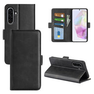 Samsung Galaxy A36 / Galaxy A56 Hoesje - MobyDefend Luxe Wallet Book Case (Sluiting Zijkant) - Zwart