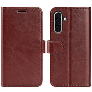 Samsung Galaxy A36 / Galaxy A56 Hoesje - MobyDefend Wallet Book Case (Sluiting Achterkant) - Bruin