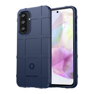 Samsung Galaxy A36 / Galaxy A56 Hoesje - Mobydefend Rugged Shield TPU Backcover - Blauw