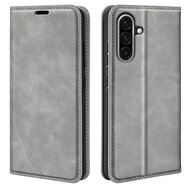 Samsung Galaxy A36 / Galaxy A56 Hoesje - MobyDefend Luxe Wallet Bookcase (Magnetische Sluiting) - Grijs