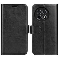 OnePlus 13R Hoesje - MobyDefend Wallet Book Case (Sluiting Achterkant) - Zwart