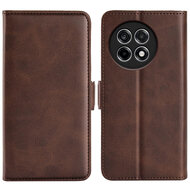 OnePlus 13R Hoesje - MobyDefend Luxe Wallet Book Case (Sluiting Zijkant) - Bruin