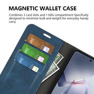 OnePlus 13R Hoesje - MobyDefend Luxe Wallet Bookcase (Magnetische Sluiting) - Rood