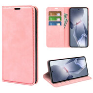 OnePlus 13R Hoesje - MobyDefend Luxe Wallet Bookcase (Magnetische Sluiting) - Roze