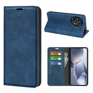OnePlus 13R Hoesje - MobyDefend Luxe Wallet Bookcase (Magnetische Sluiting) - Blauw