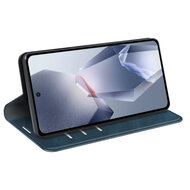 OnePlus 13R Hoesje - MobyDefend Luxe Wallet Bookcase (Magnetische Sluiting) - Blauw