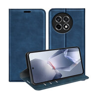 OnePlus 13R Hoesje - MobyDefend Luxe Wallet Bookcase (Magnetische Sluiting) - Blauw