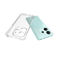 Xiaomi Redmi Note 14 4G Hoesje - MobyDefend Transparante Shockproof TPU Backcover - Verstevigde Hoeken - Volledig Doorzichtig