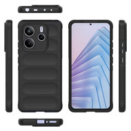 Xiaomi Redmi Note 14 5G Hoesje - MobyDefend TPU Gripcase - Paars