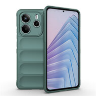 Xiaomi Redmi Note 14 5G Hoesje - MobyDefend TPU Gripcase - Groen