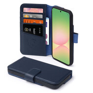 Samsung Galaxy A36 / Samsung Galaxy A56 Hoesje - Luxe MobyDefend Wallet Bookcase - Blauw