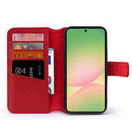 Samsung Galaxy A36 / Samsung Galaxy A56 Hoesje - Luxe MobyDefend Wallet Bookcase - Rood